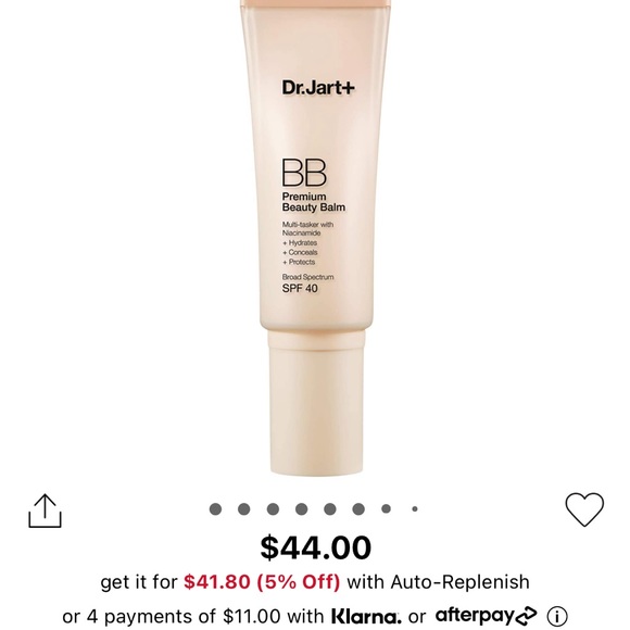 Dr.Jart+ BB Premium Beauty Balm multitasker with niacinamide - with SPF 40 - Picture 1 of 2